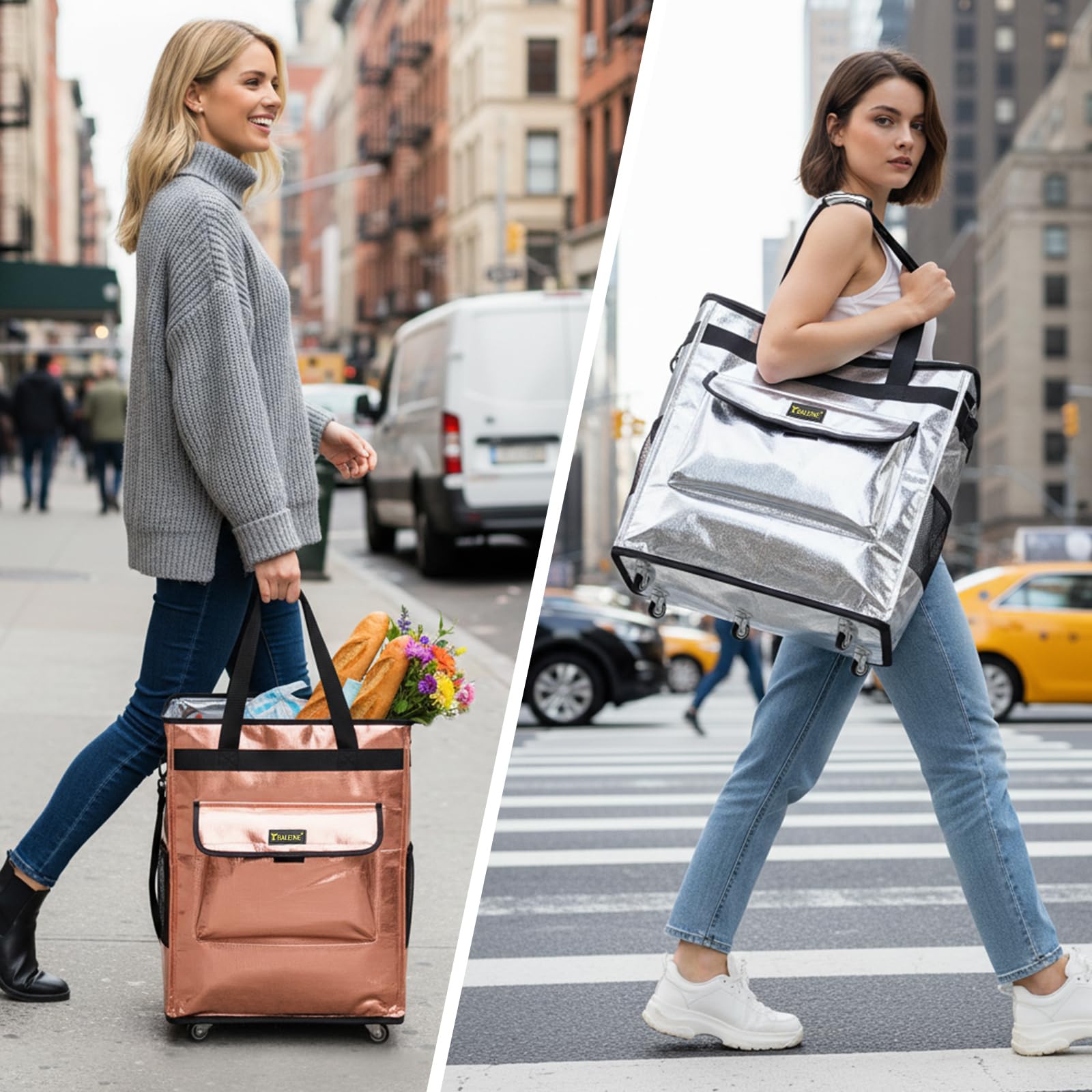 Balene multi-handle design supports easy lifting and carrying.