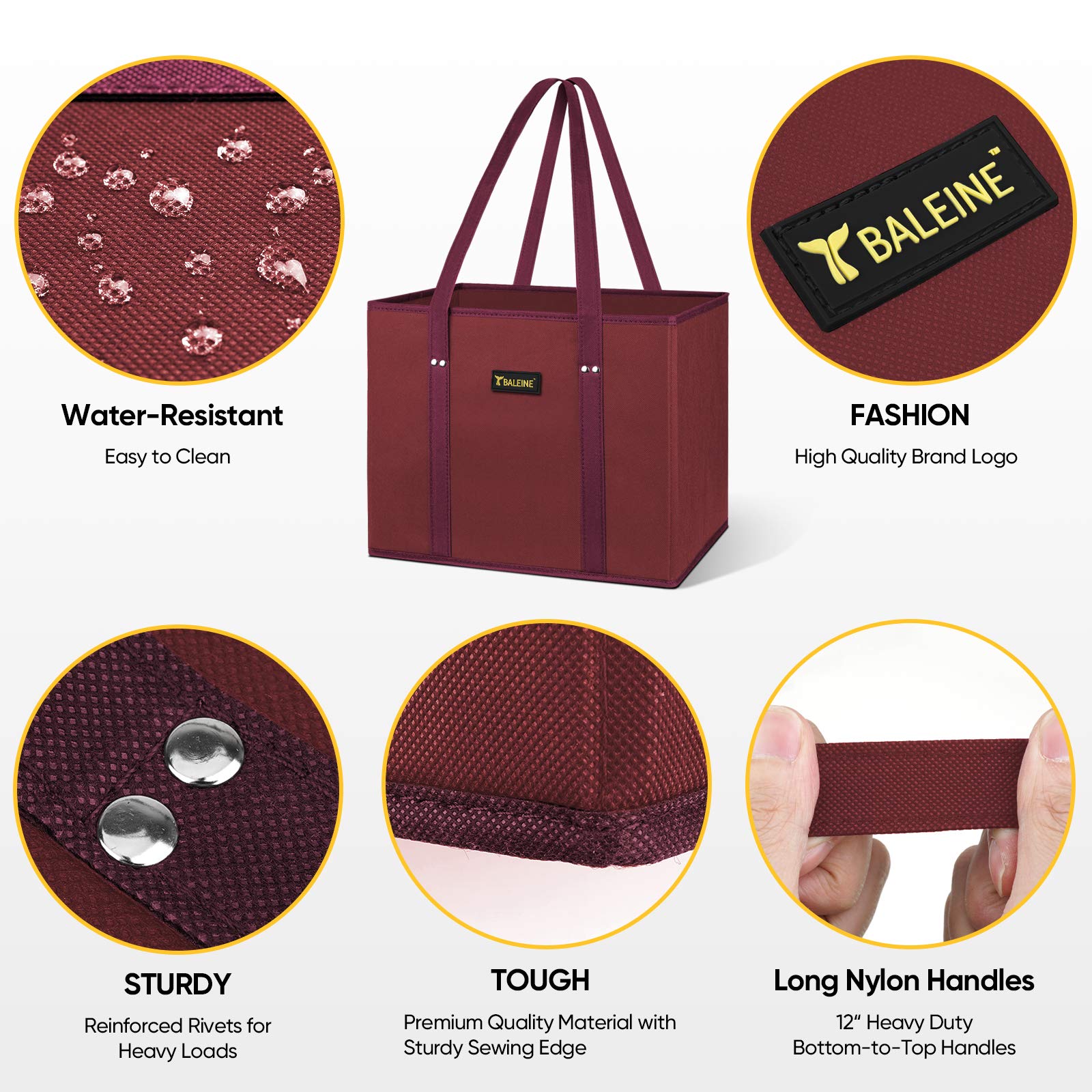 BALEINE water-resistant material protects contents outdoors
