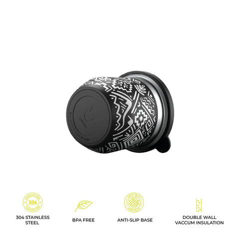 BALIBETOV non-slip base stabilizes on any surface for mess-free sipping