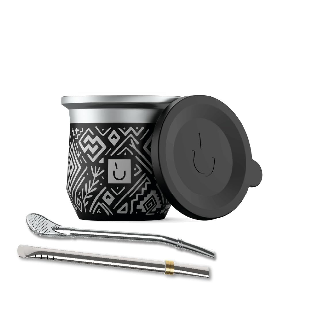 BALIBETOV Yerba Mate Cup with vacuum-insulated design keeps drinks at the right temp