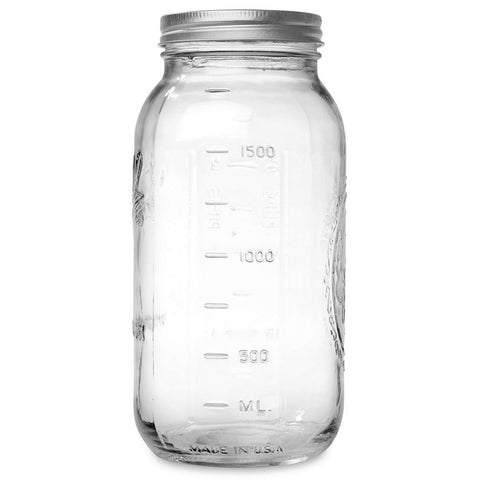 Ball half-gallon jar ideal for crafts, canning, and storage.