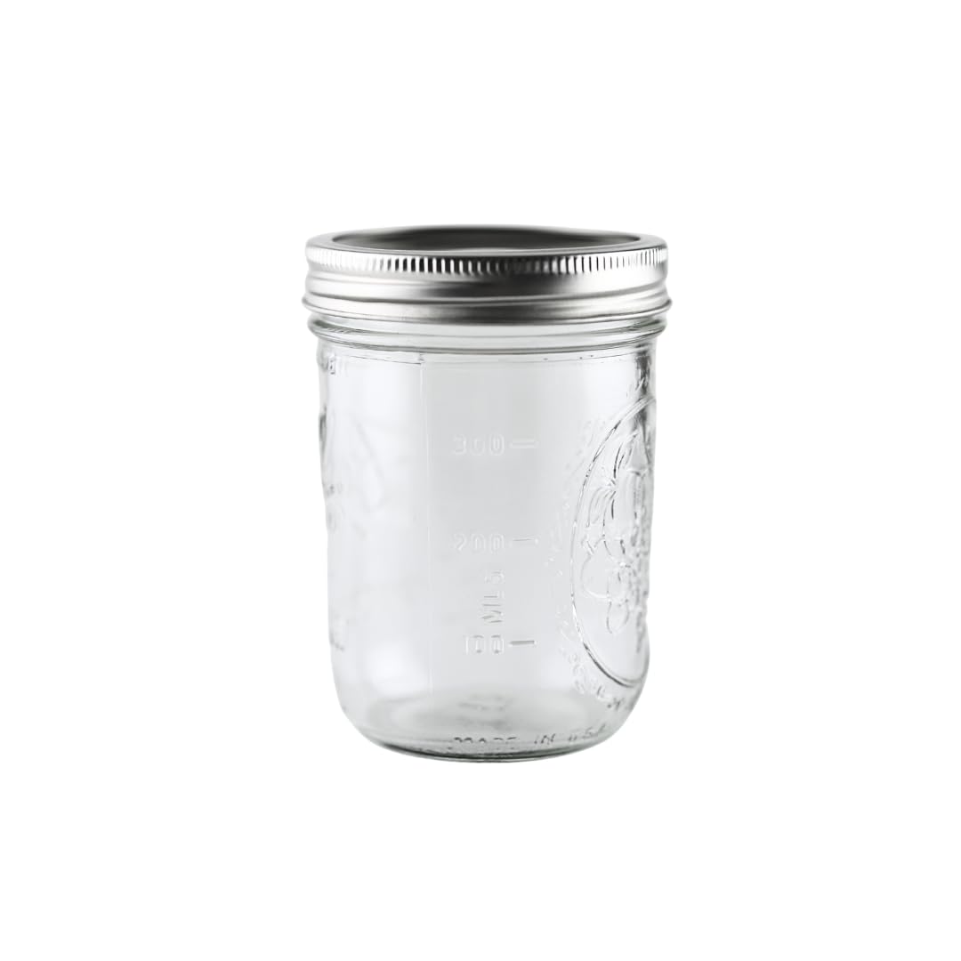 Ball 12-pack wide-mouth mason jars for bulk pantry organization.