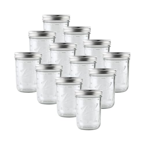 Ball 16oz mason jar with airtight lid for leakproof storage.
