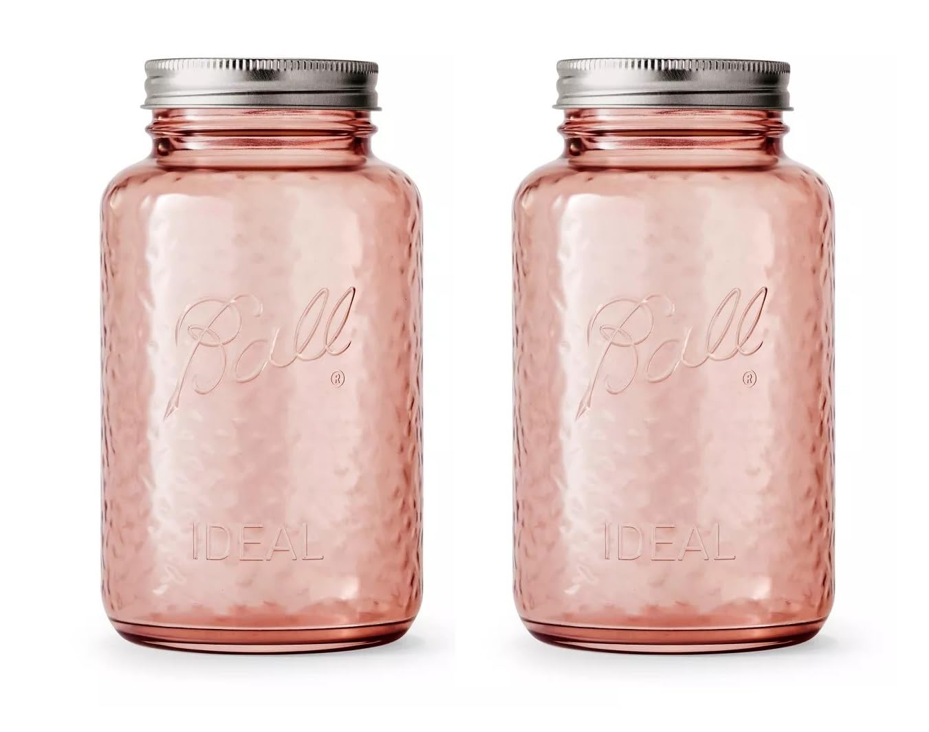 Ball Collectors Edition rose jar front view, ideal for vintage display.
