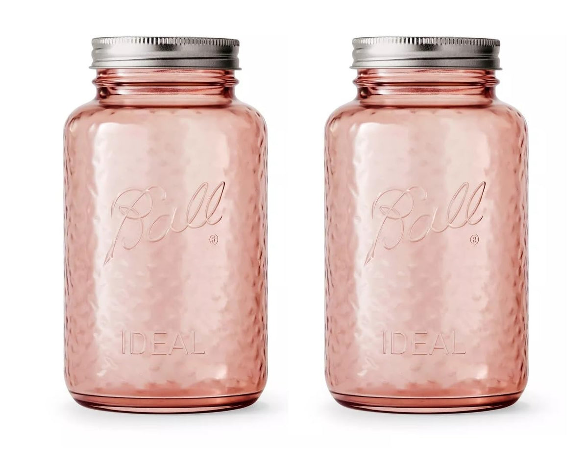 Ball Collectors Edition rose jar front view, ideal for vintage display.