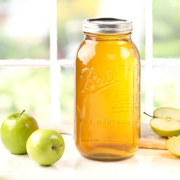 Ball jars keep pantry organized with clear contents