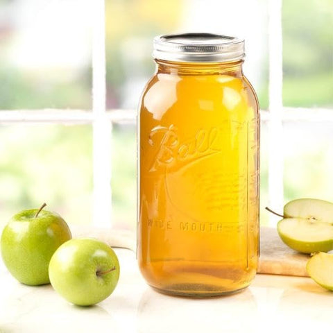 Ball jars keep pantry organized with clear contents