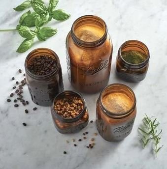 Ball jars are made in the USA, suitable for gifting and display
