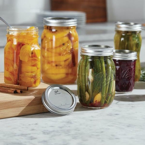 Ball Mason jar BPA-free glass supports safe food storage