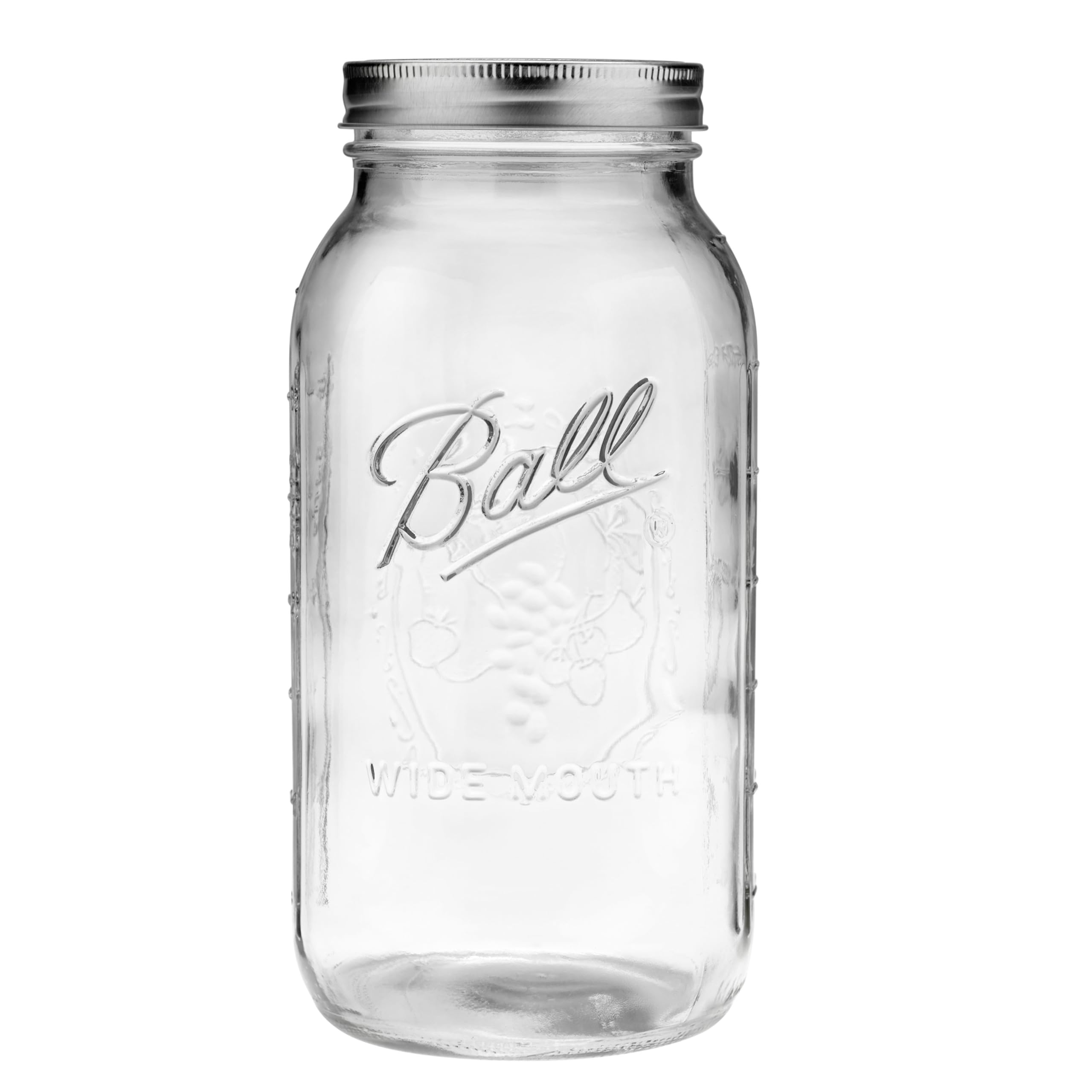 Ball mason jar lids and bands included for secure storage