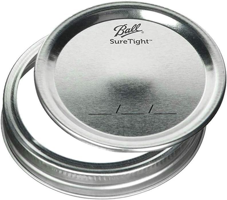 Ball BPA-free 8oz jars, made in USA, for safe storage.