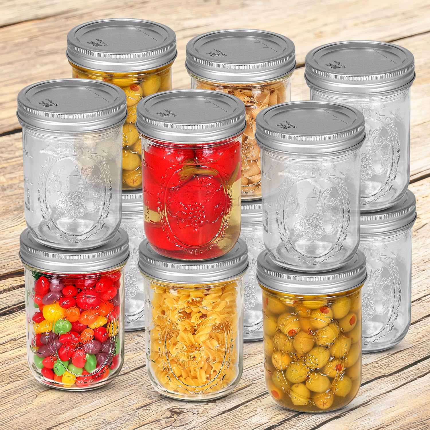 Ball 8oz jar for canning and layered desserts with regular mouth
