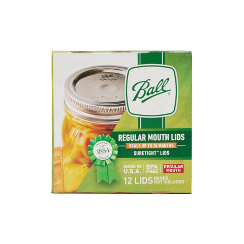 Ball Regular Mouth lid USA-made ready for home canning