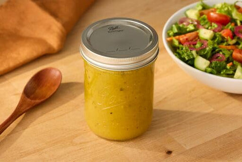 Ball USA made 16oz mason jar built for durability and reuse.