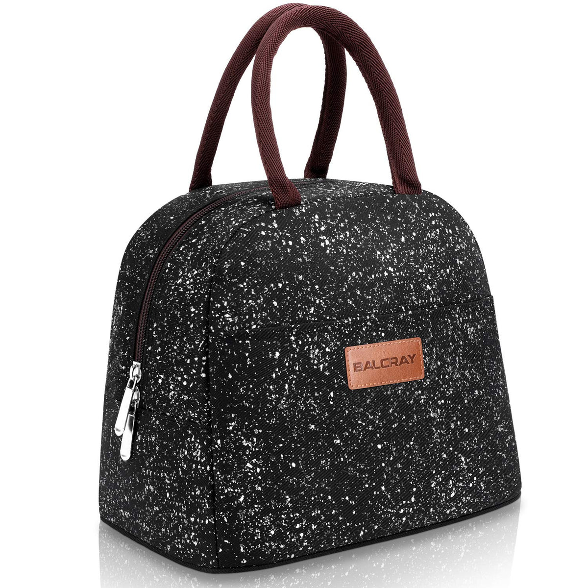 BALORAY lunch bag Black Starry top view, ideal for daily meals on the go.