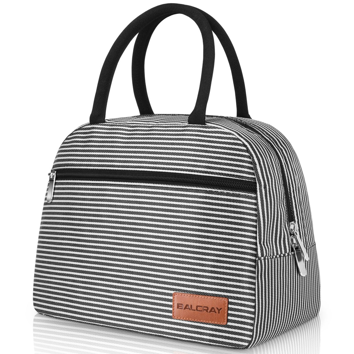 BALORAY lunch bag with insulated lining keeps meals fresh during travel