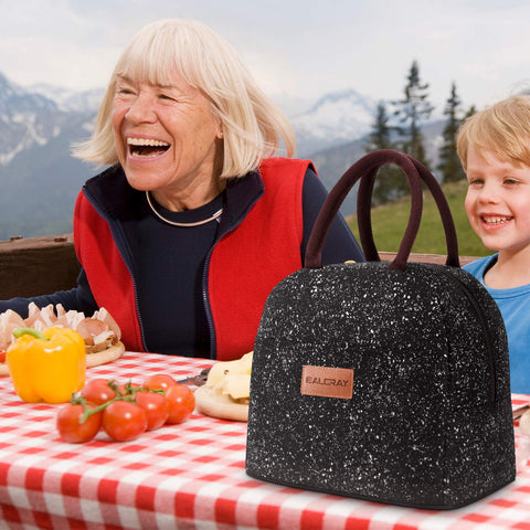 BALORAY lunch bag water-resistant fabric, protects contents during rain or spills.