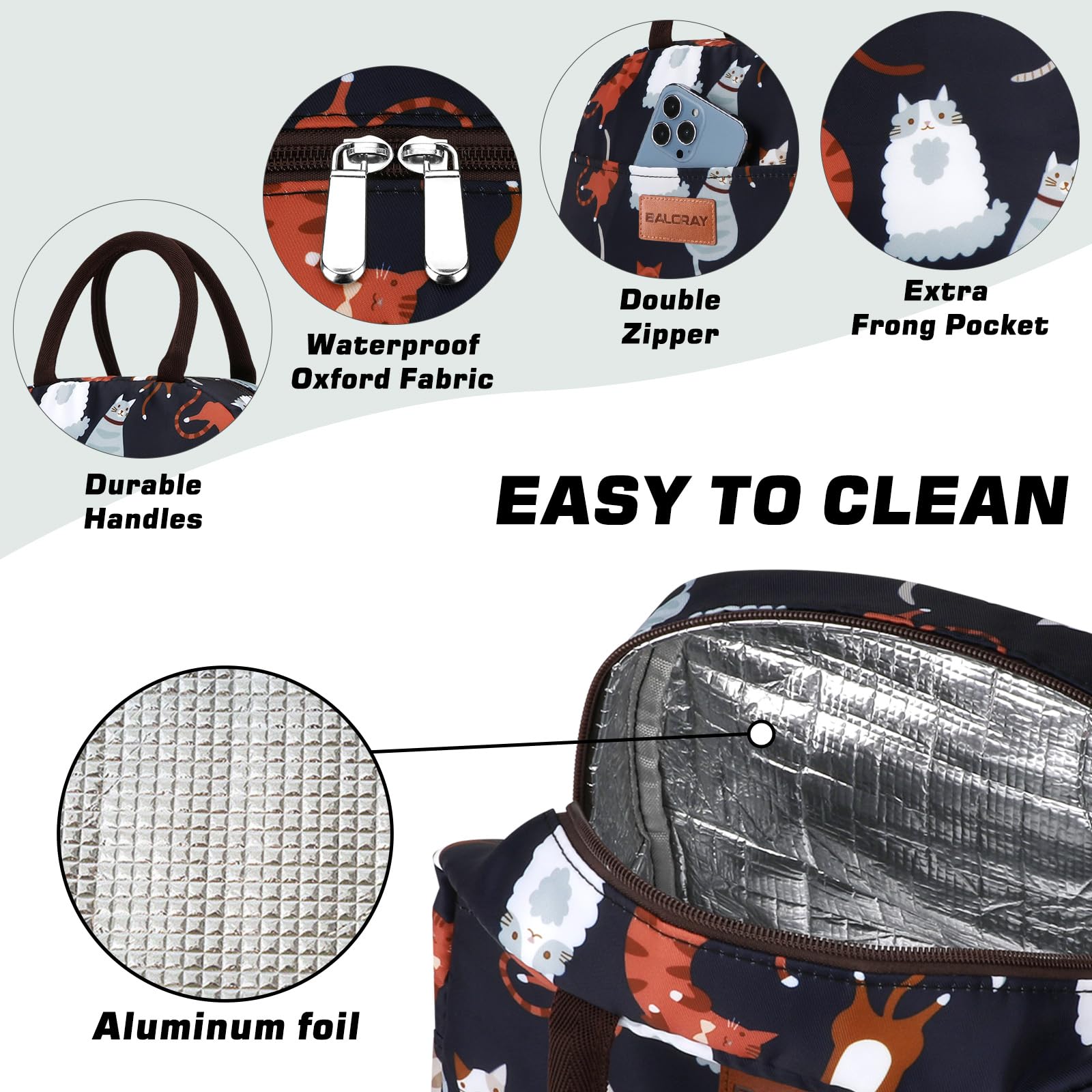 BALORAY outer fabric is water-resistant to protect contents.
