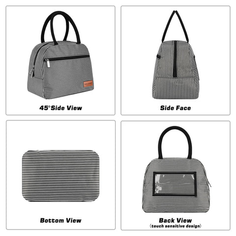 Zipper closure keeps contents secure during travel and daily use