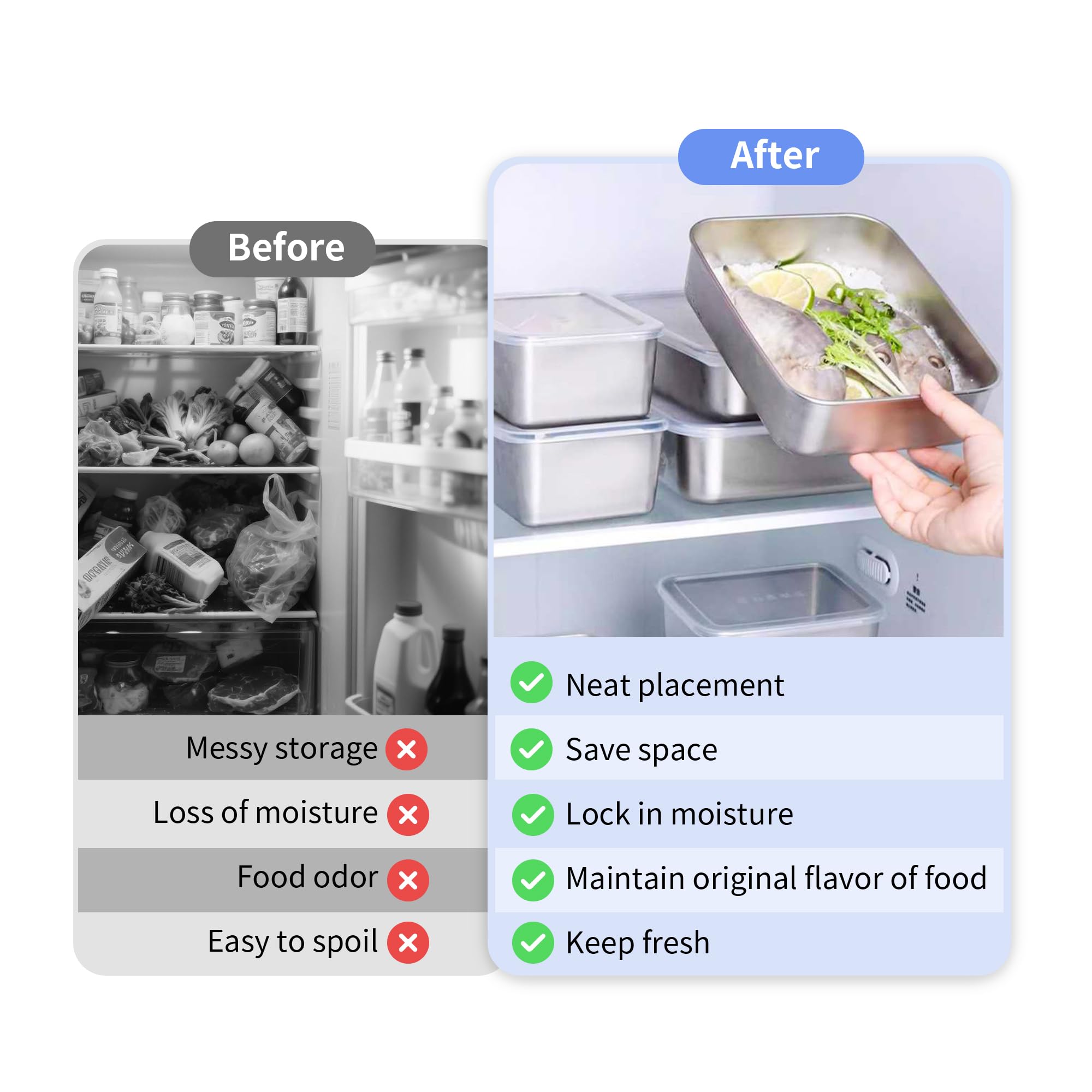 Thickened metal container close-up for long-lasting, reliable kitchen storage.