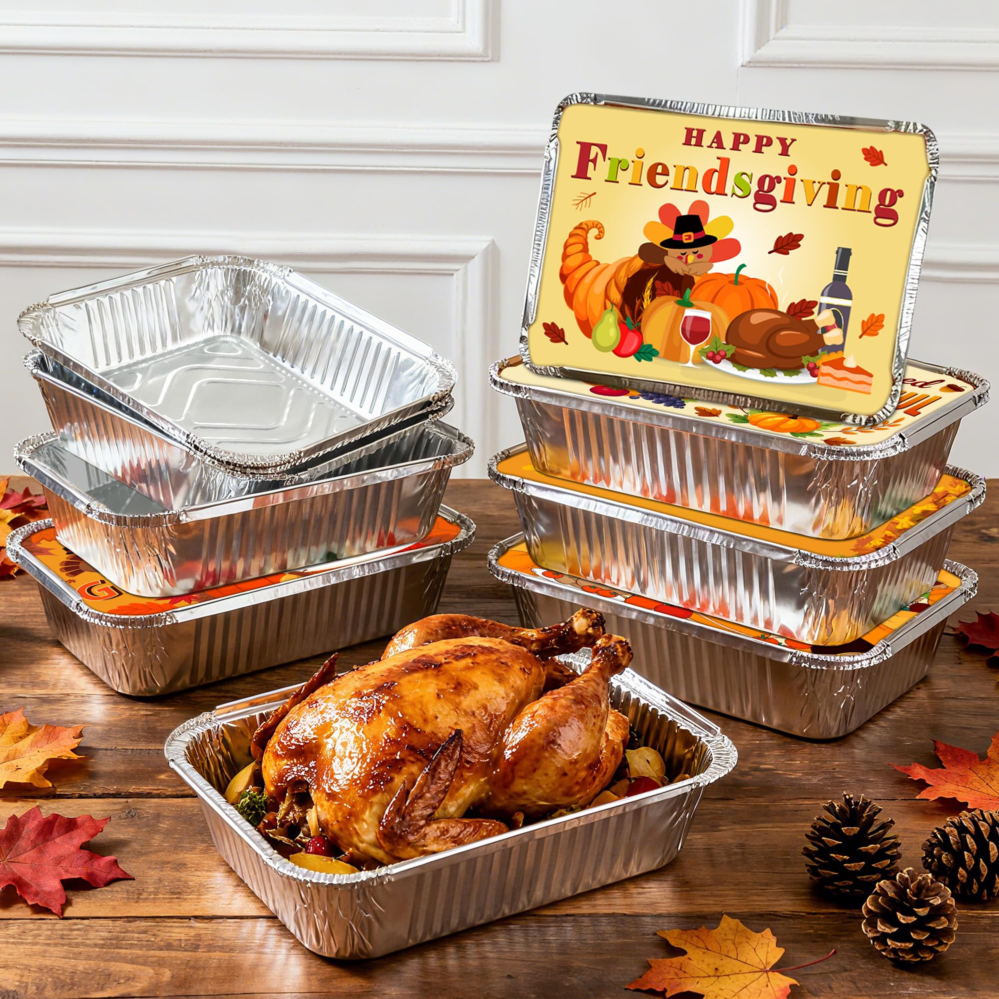 Bamamon aluminum foil pans with strong material for heat retention.