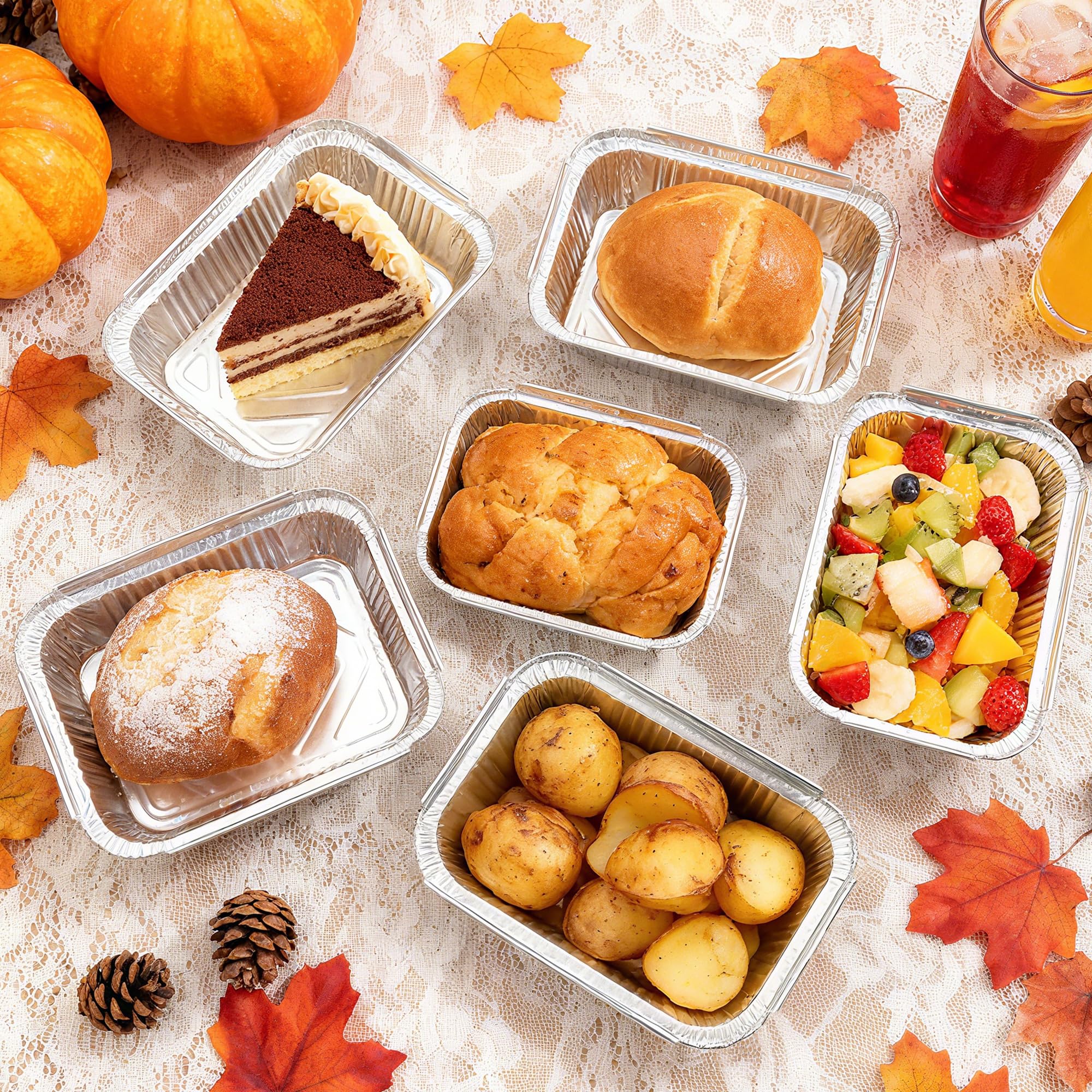 Bamamon pans suitable for heating, baking, and serving meals.