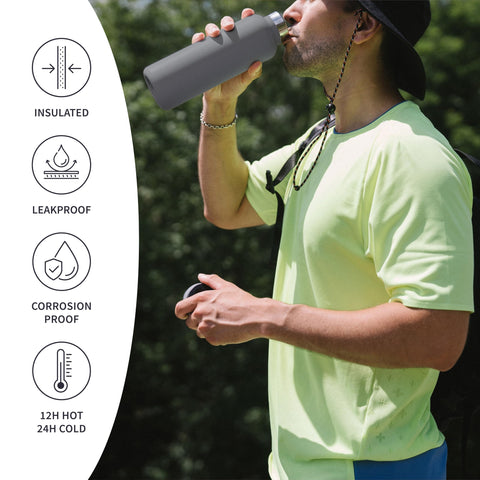 Bambaw double-wall insulation keeps beverages hot or cold for longer.