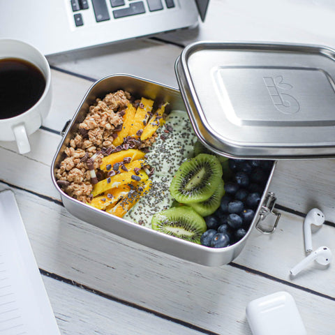 Bambaw eco-friendly packaging promotes sustainable lunch choices.