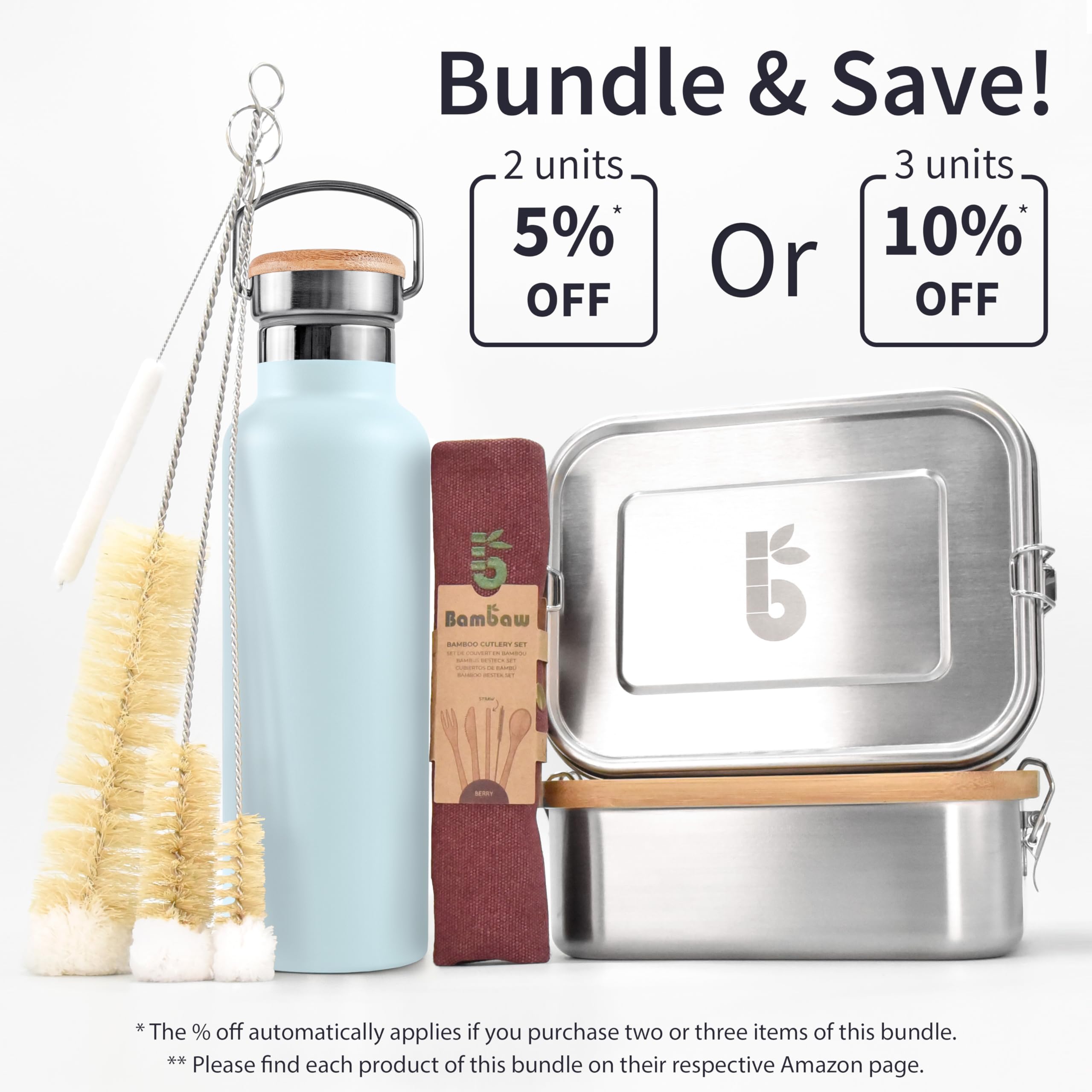 Bambaw portable 32oz bottle ideal for on the go hydration