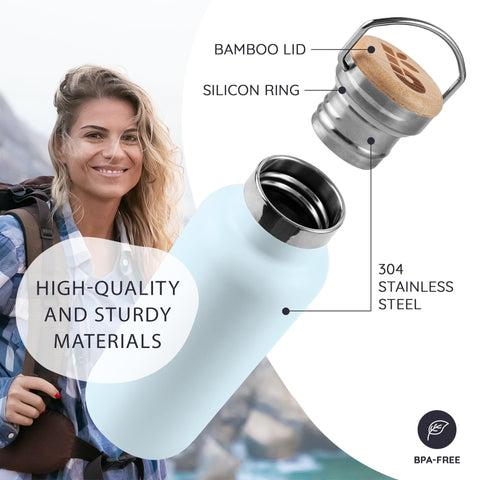 Bambaw stainless steel interior design for pure hydration with no plastic contact