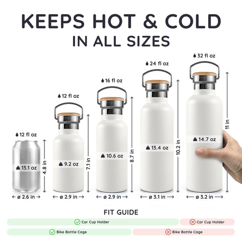 Bambaw wide opening showing space for ice or tea infuser options.