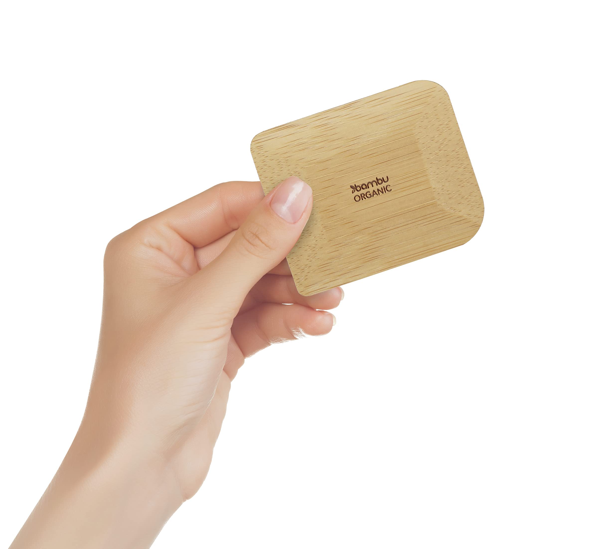 Bambu eco-friendly composition emphasizes compostable and renewable kitchen tools.