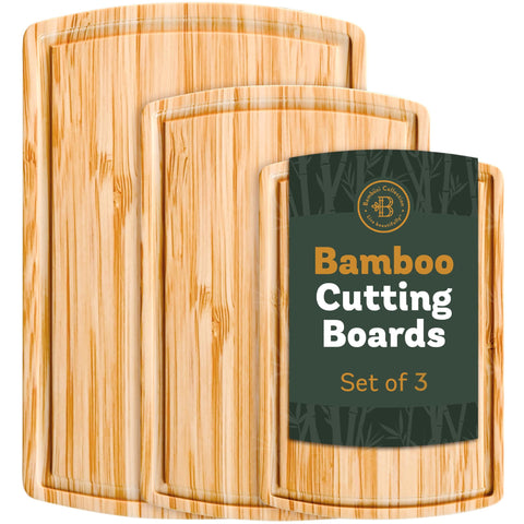 Bambüsi 15x10 board ideal for meal prep and carving tasks.