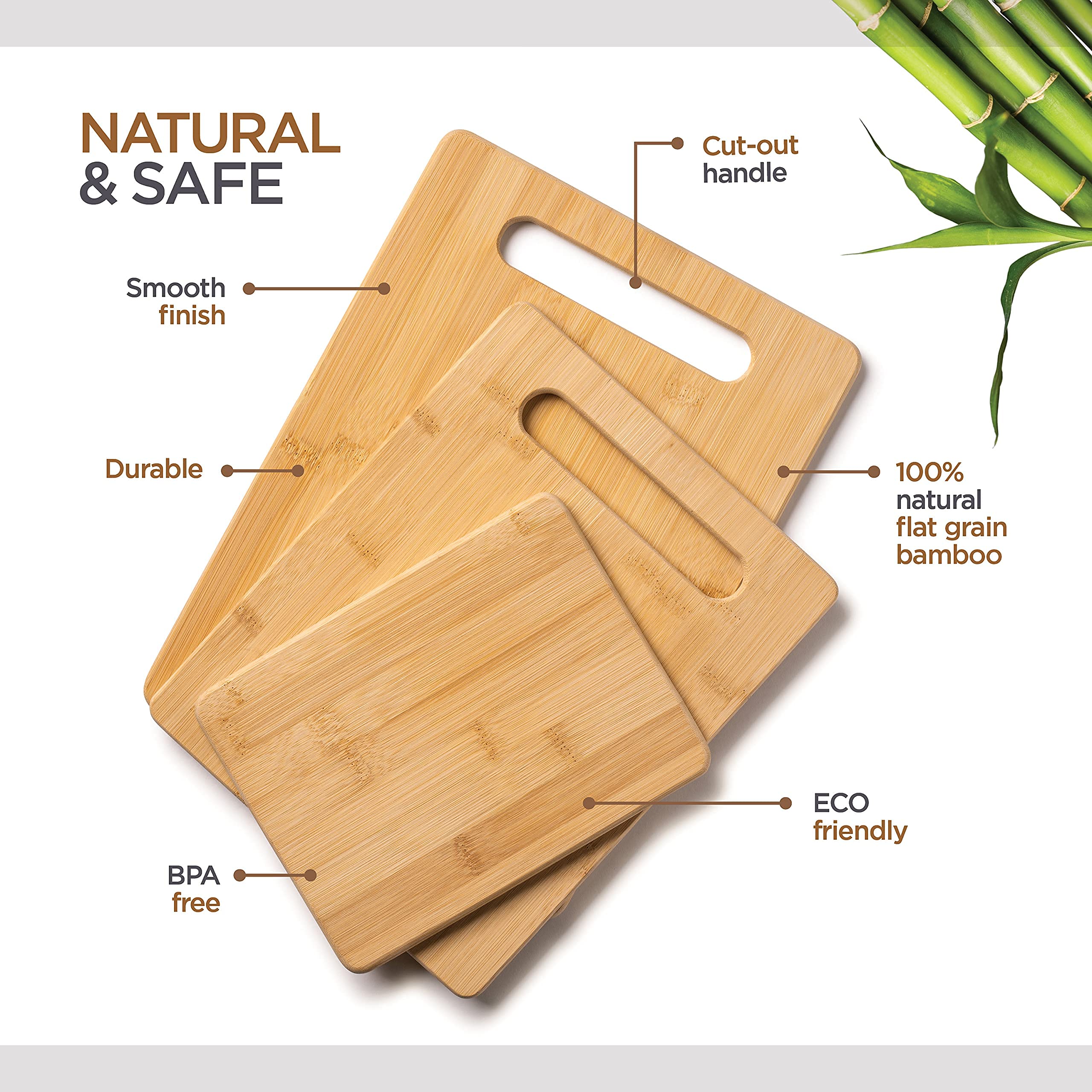 Bambüsi board set with built-in handles enables easy transport
