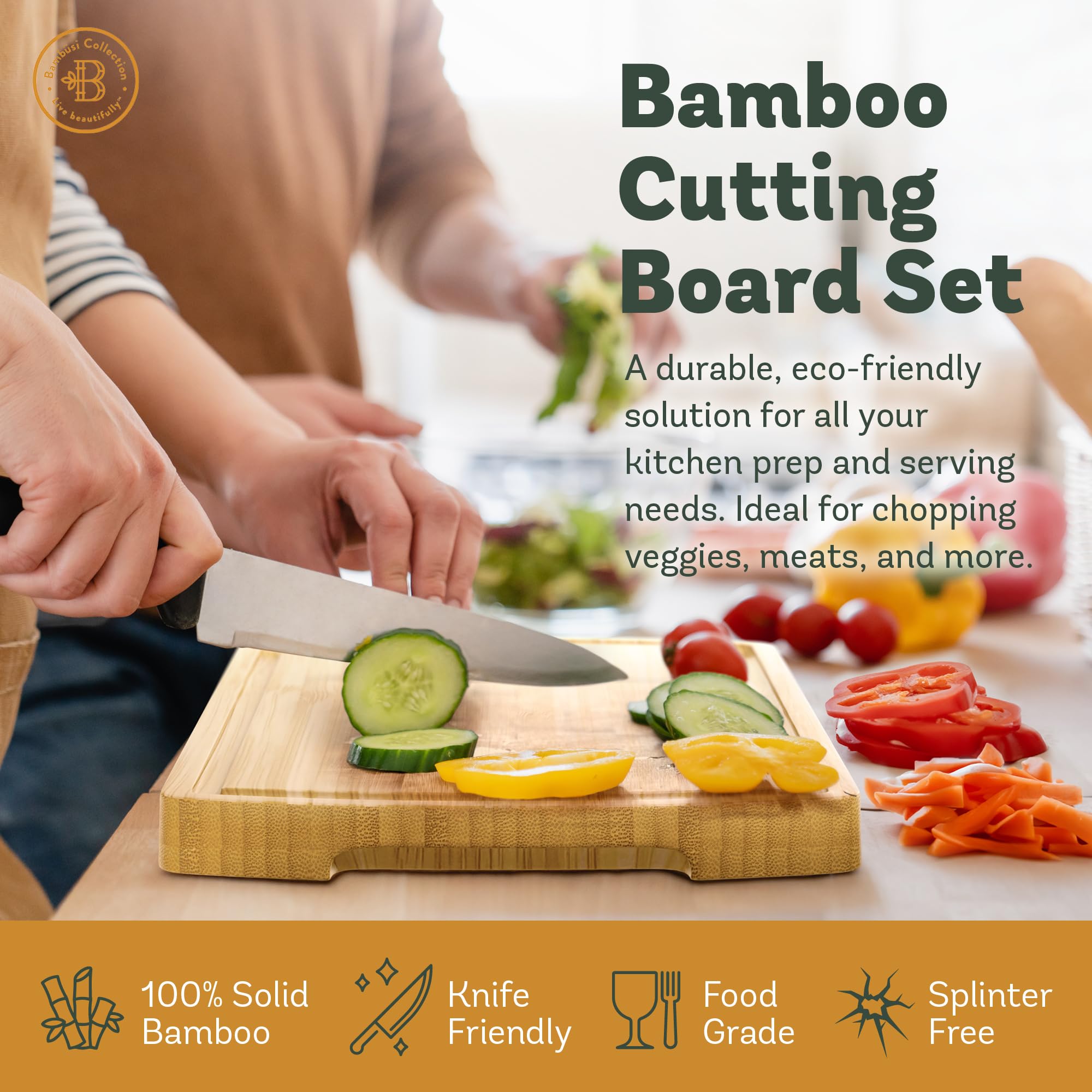 Bambüsi sustainable bamboo makes an eco-friendly kitchen upgrade.