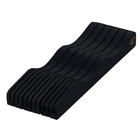 Bambüsi black drawer block complements contemporary kitchen styling.