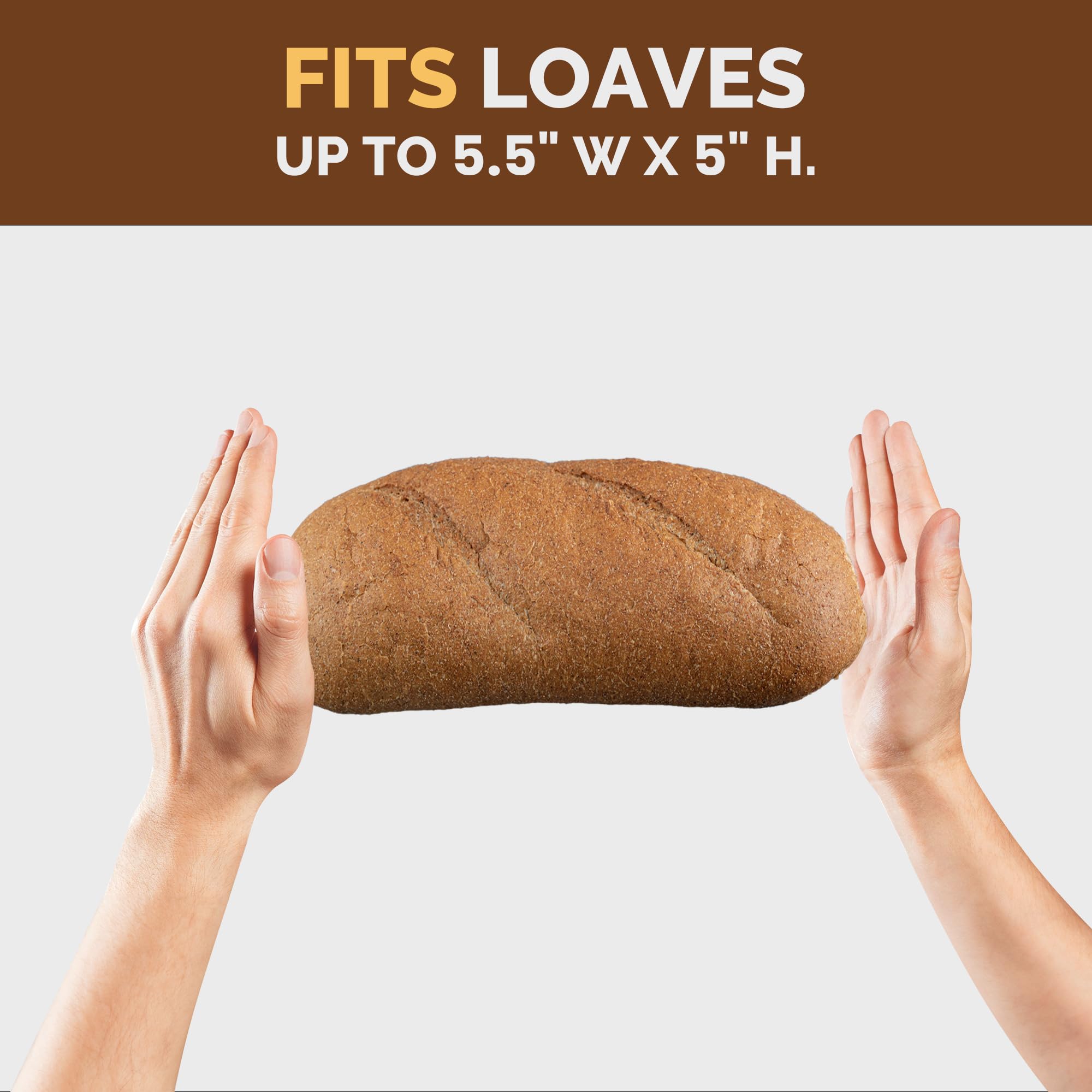 Bambüsi Bamboo body of bread slicer showcasing natural grain.