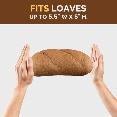 Bambüsi Bamboo body of bread slicer showcasing natural grain.