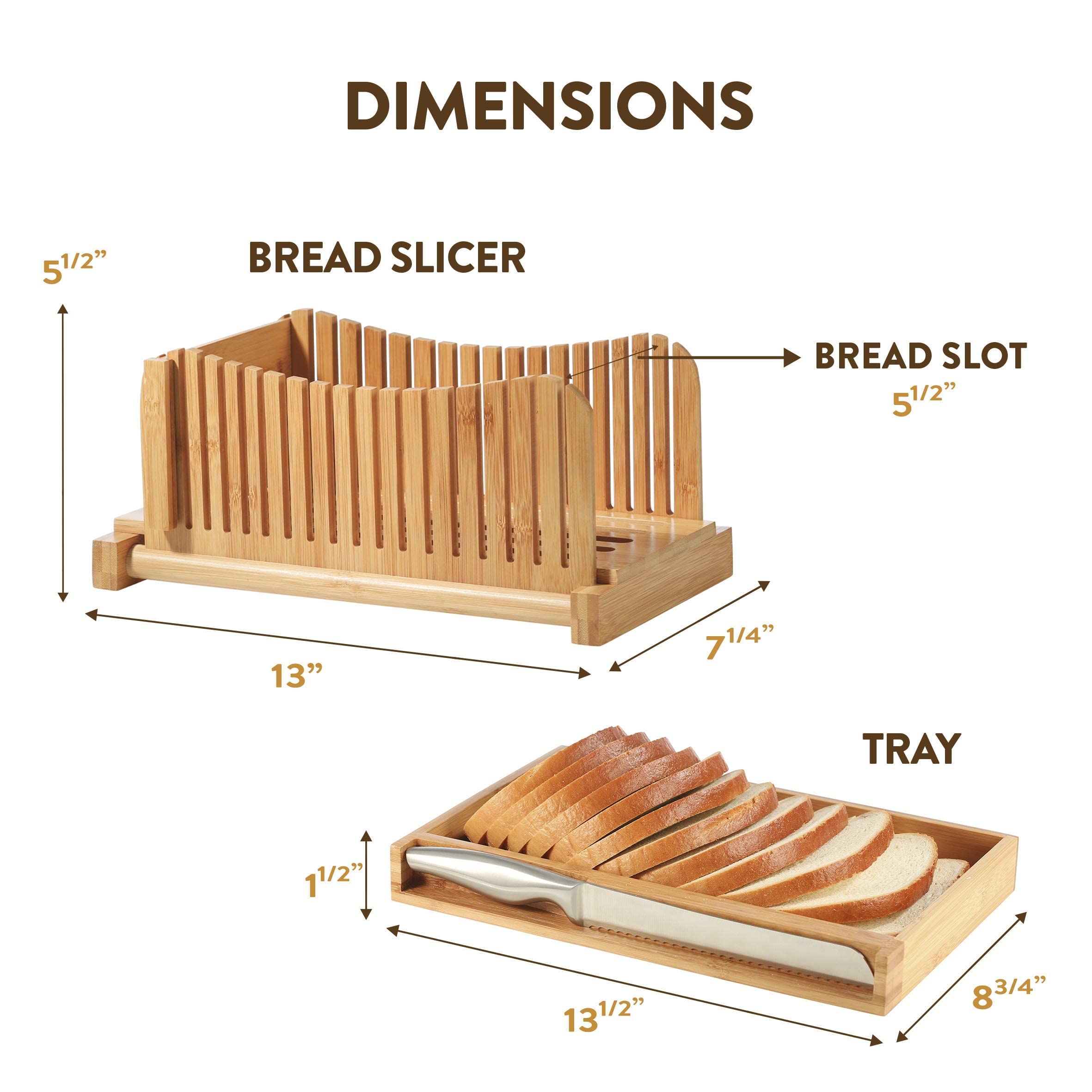 Bambüsi Sourdough-ready setting helps uniform slices from crusty loaves.