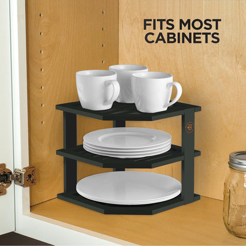 Bambüsi countertop storage helps declutter and maximize space.