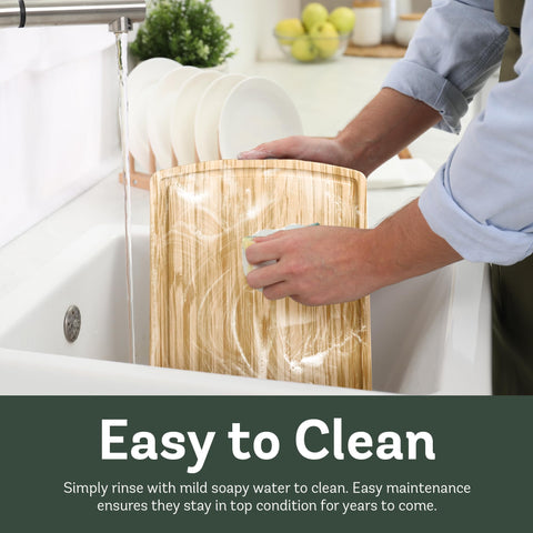 Bambüsi inner handles provide easy grip and convenient transfer.