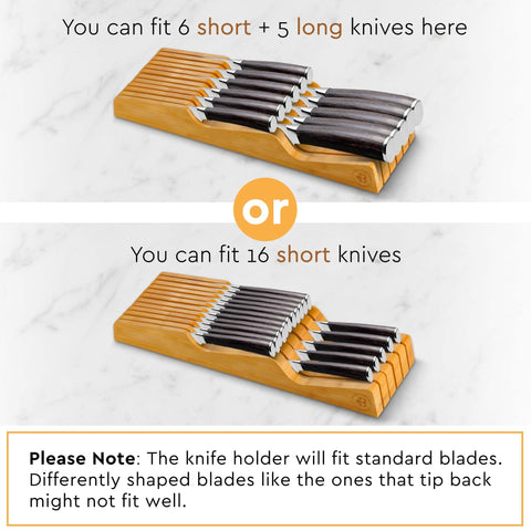 Bambusi knives-down safety design keeps blades protected and accessible.