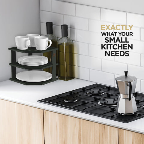 Bambüsi organized kitchen scene shows clutter-free workspace.