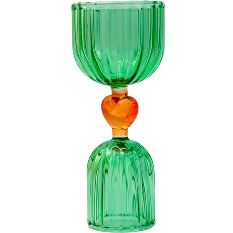 Ban.do jigger small side reads 0.68 oz for accurate smaller pours.