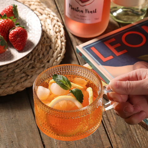 Bandesun dishwasher-safe glass mug easy to clean after meals.