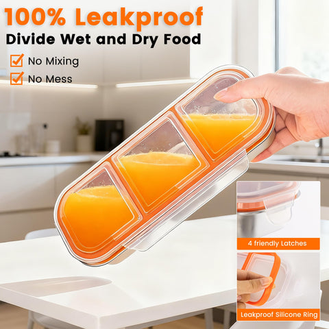 Bandesun dishwasher-safe snack box for quick cleanup after meals.