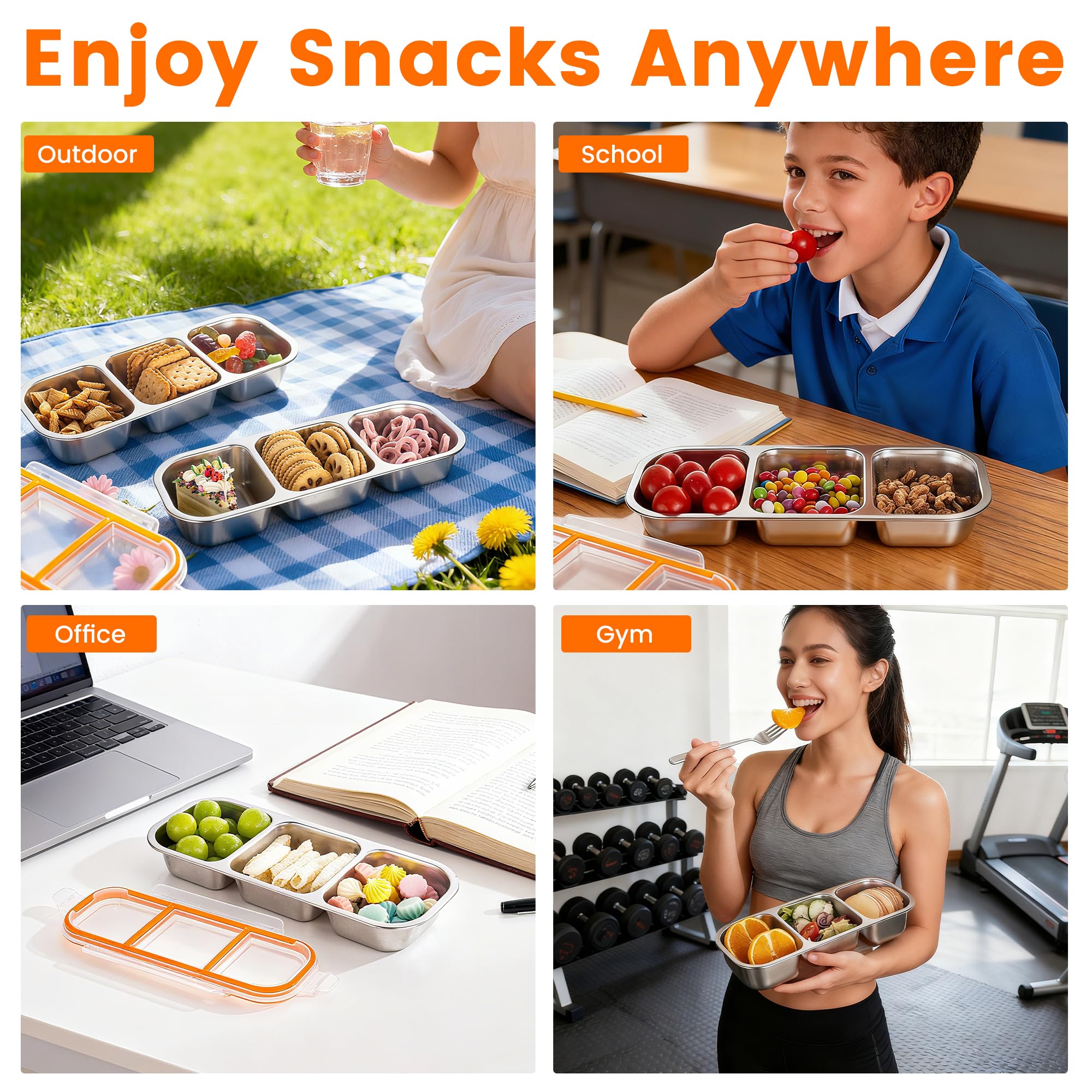 Bandesun travel-ready snack box perfect for picnics and office lunches.