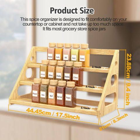 Banlilus spice rack doubles as cosmetics organizer for lipstick and polish.