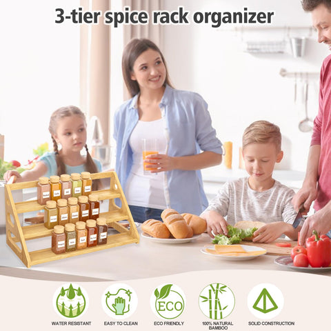 Banlilus spice rack keeps spices visible, helping faster flavor discovery.