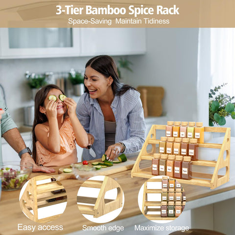 Banlilus rack stores vitamins and essential oils neatly on one shelf.
